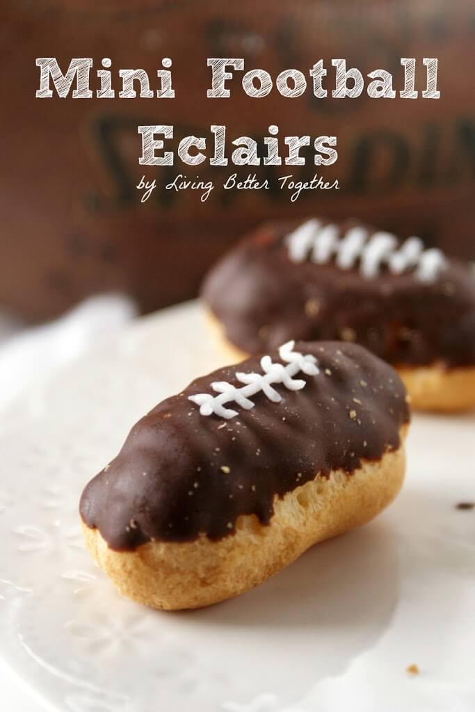 Mini Football Eclairs