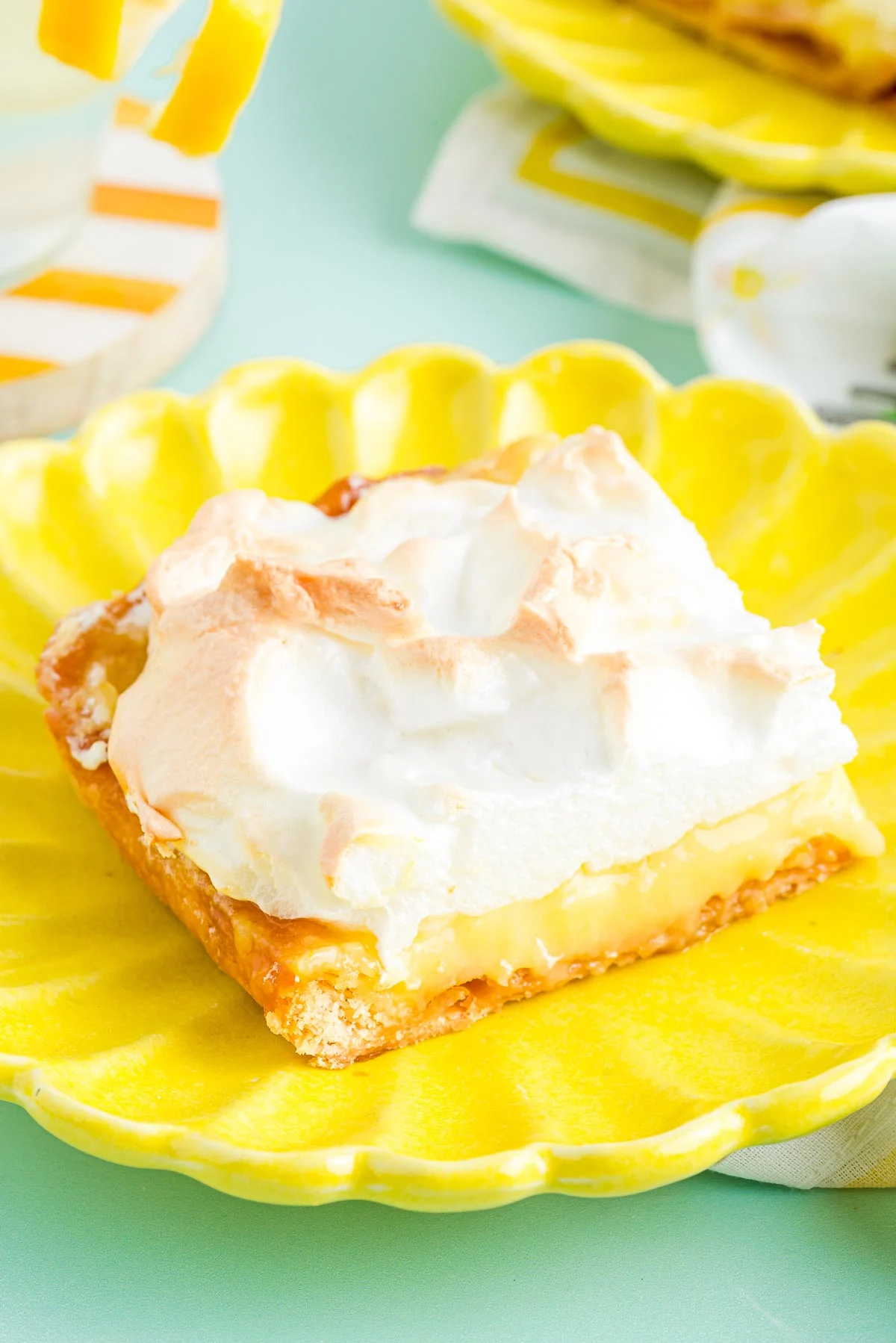 Lemon Meringue Slab Pie