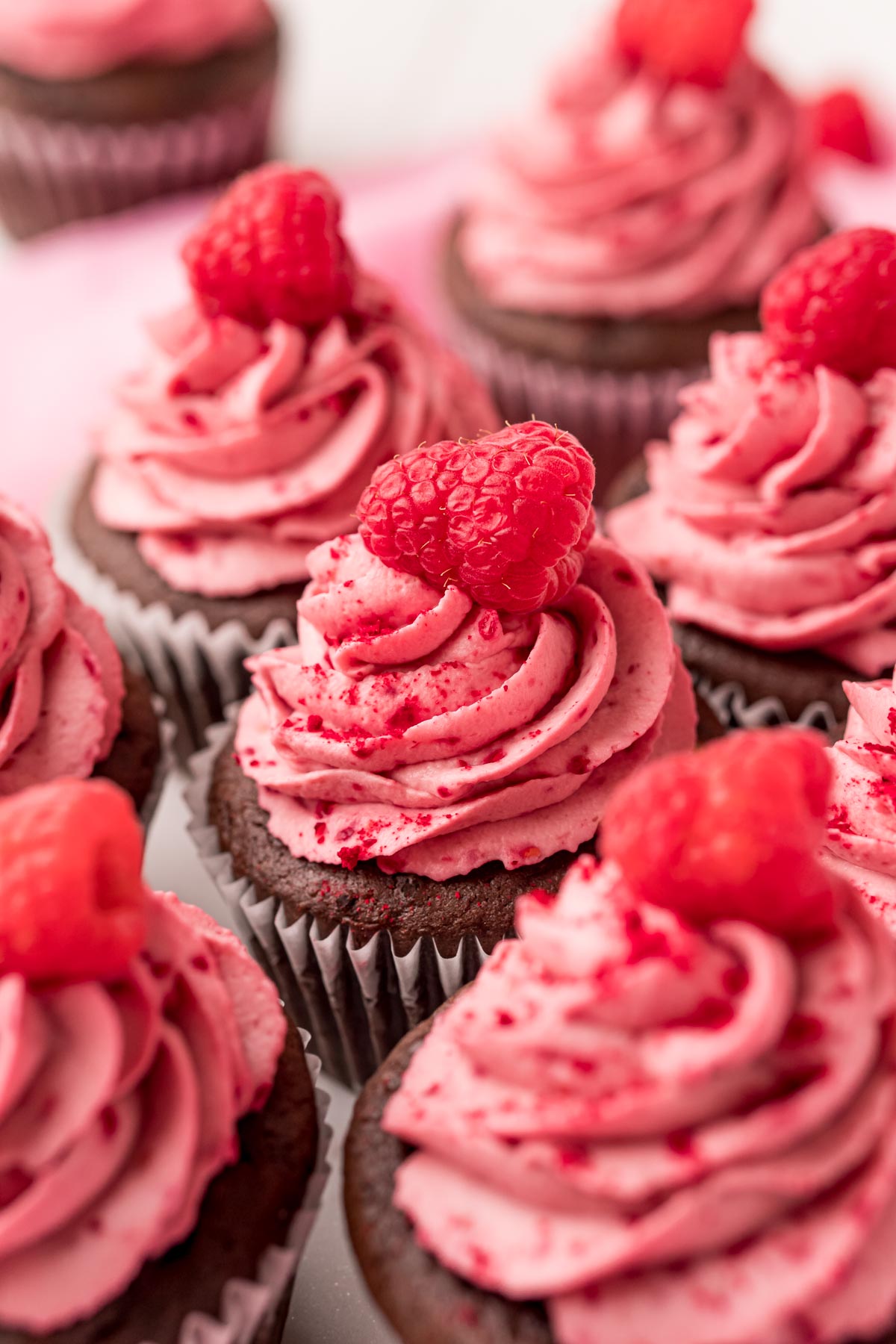 Chocolate Raspberry Cupcakes