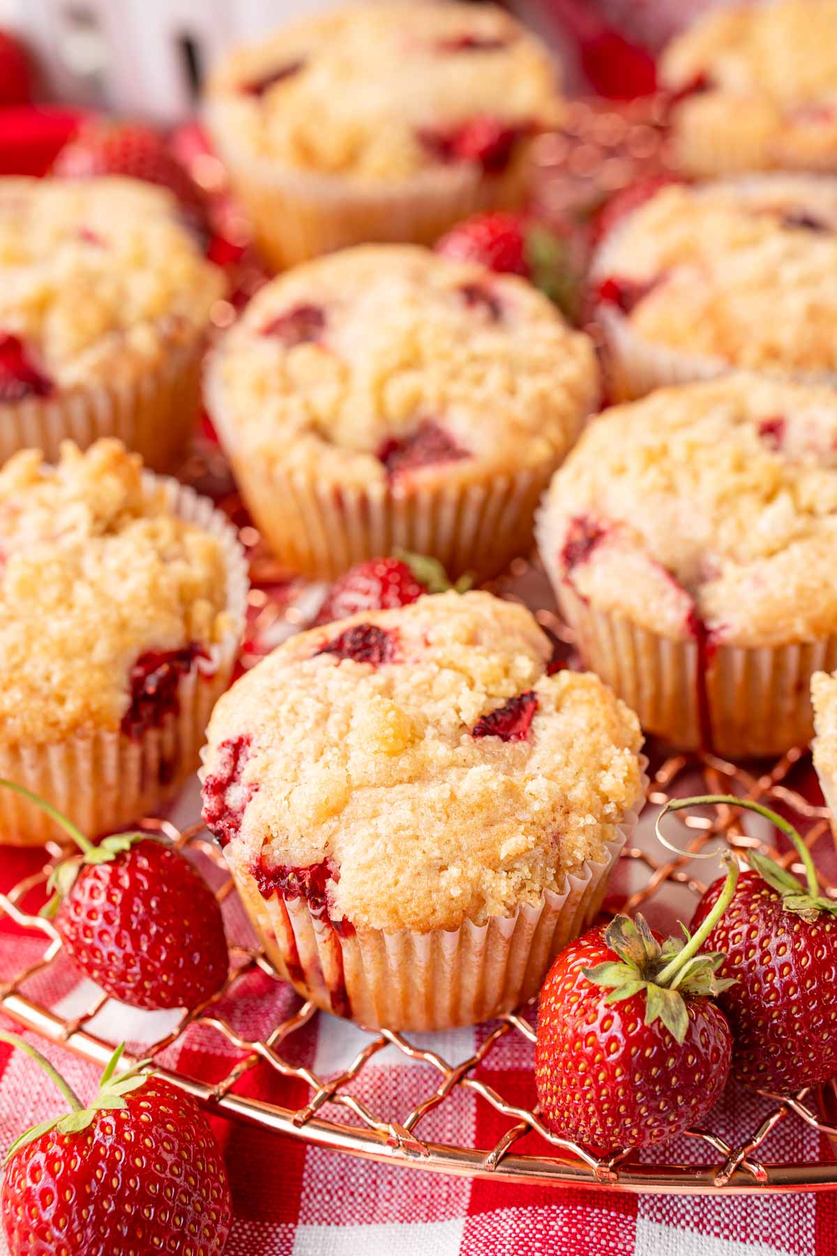 Homemade Strawberry Muffins