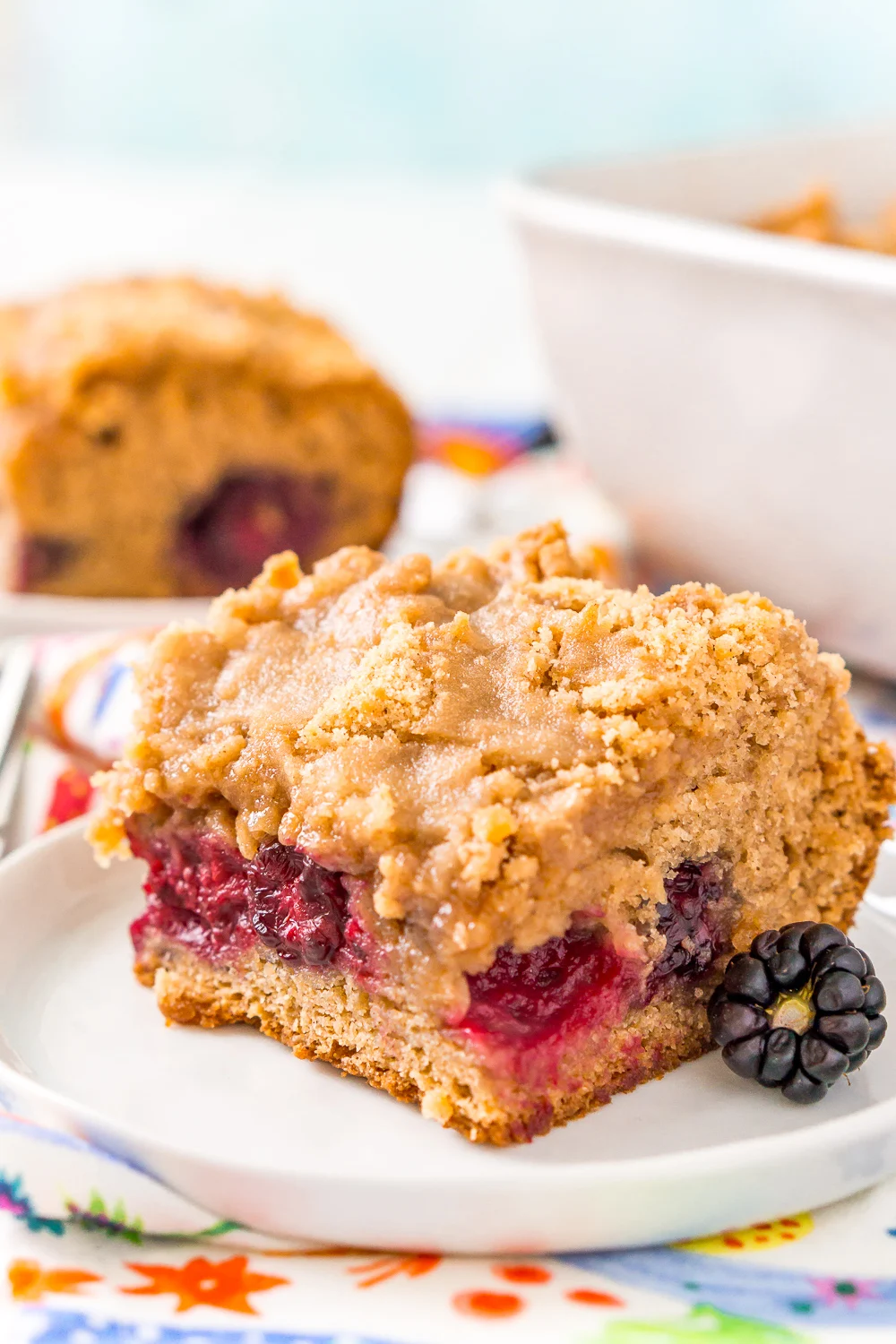 Blackberry Brown Sugar Coffee Cake