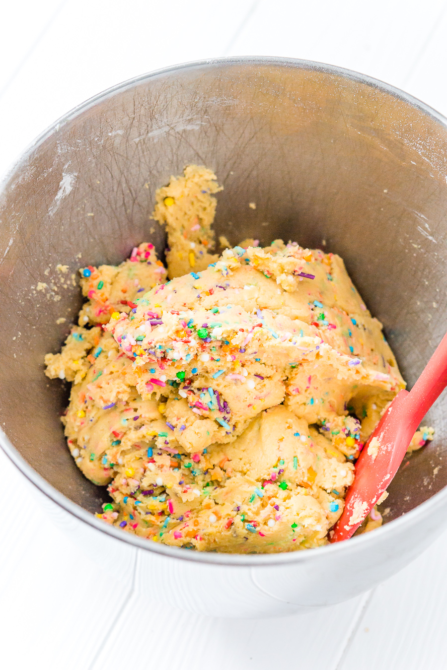 These Birthday Cake Pudding Cookies are sweet, chewy and loaded up with sprinkles. Tempting vanilla makes them the perfect alternative to cake, or you know, have both! I did!