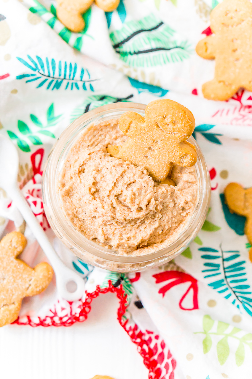 Treat your skin to a holiday treat with this Whipped Gingerbread Sugar Scrub! Everything you need is already in your pantry making it the perfect last-minute gift!