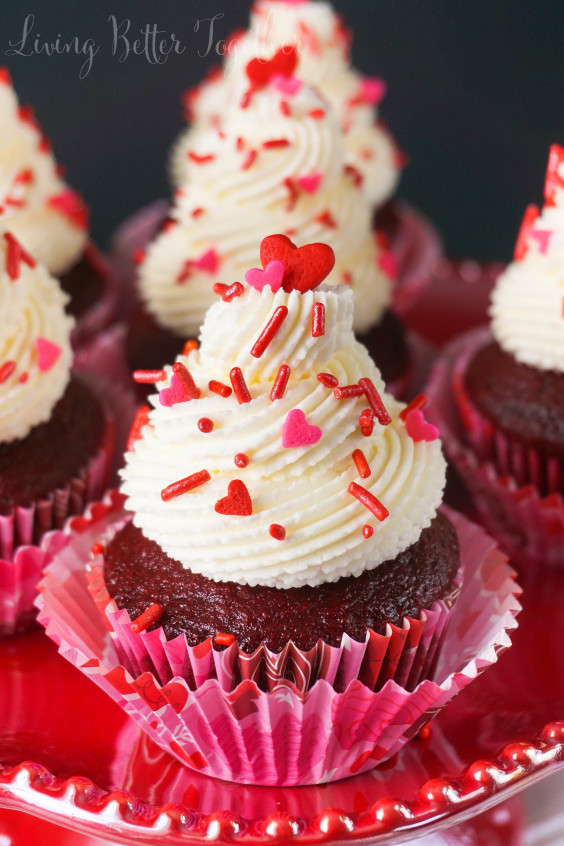{5-Ingredient} Red Velvet Cupcakes