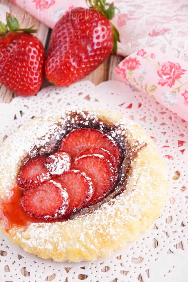 America's Strawberry Nutella Tarts