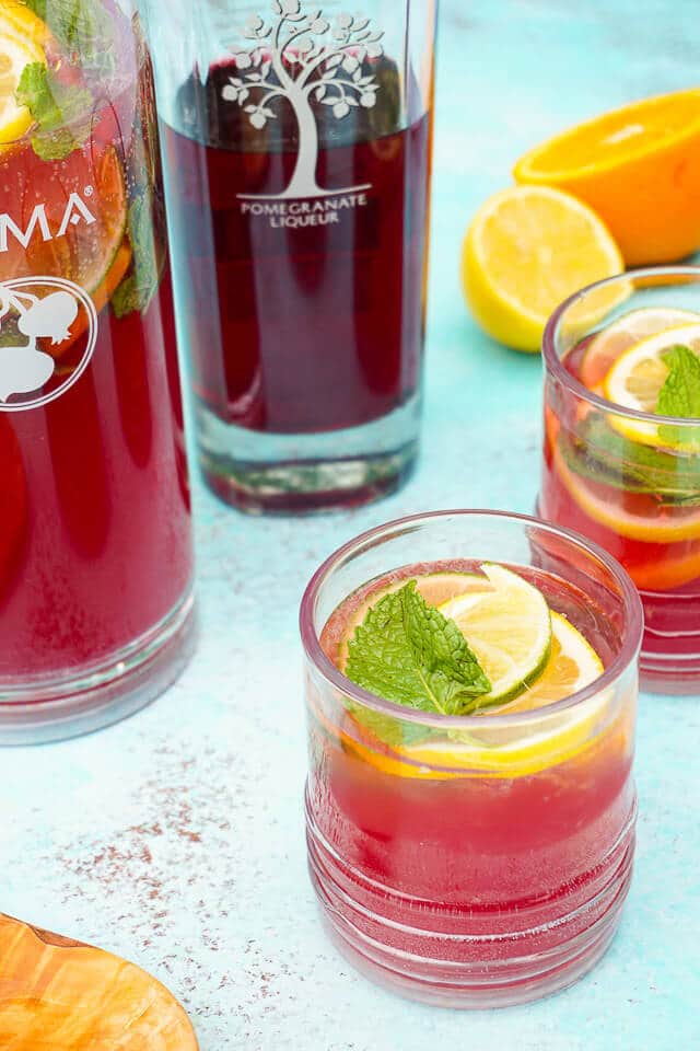 Pomegranate Citrus Rum Punch