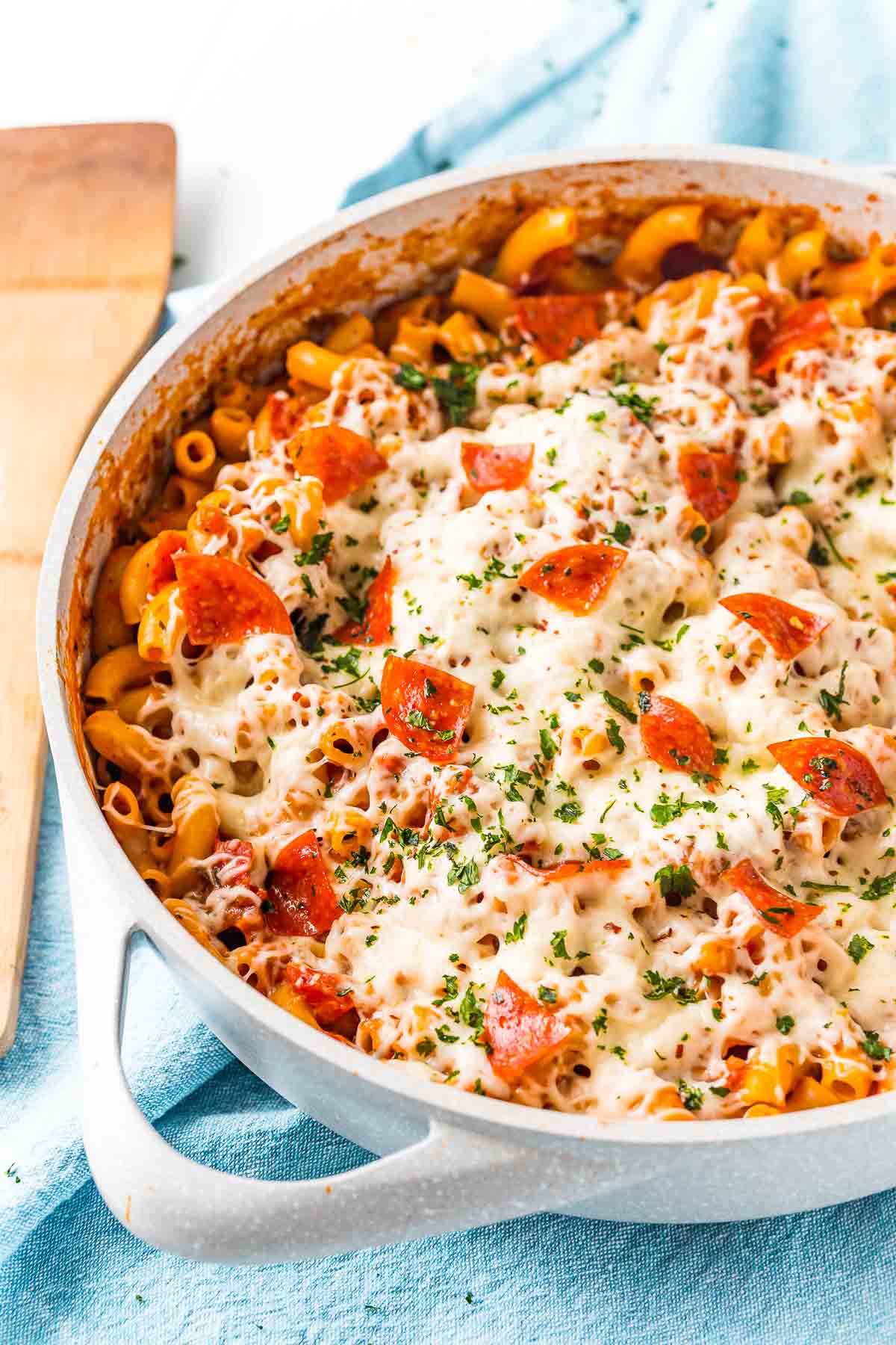 One Pan Pizza Pasta