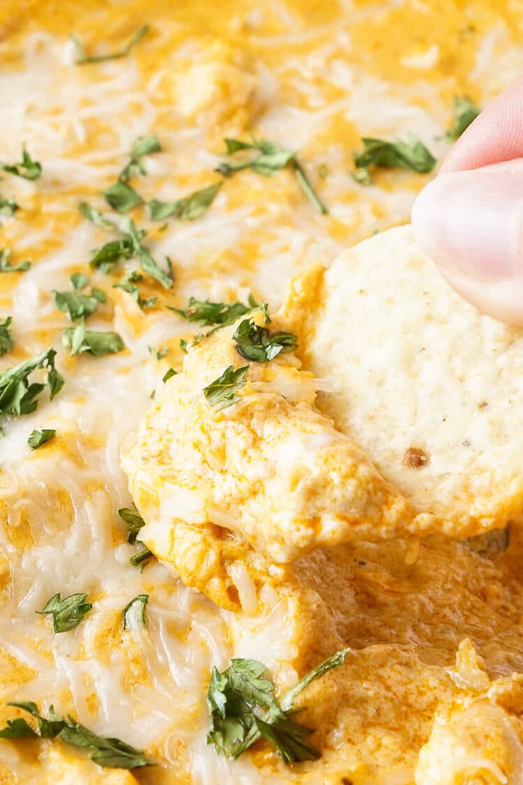 Baked Buffalo Chicken Dip