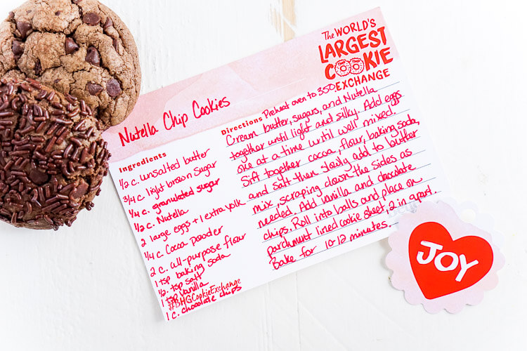 These Nutella Chip Cookies are simple, sweet, and loaded with mini chocolate chips. Nutella is blended right into the dough for a delicious flavor the whole family will love! No chill time and the first batch is read in less than 25 minutes!