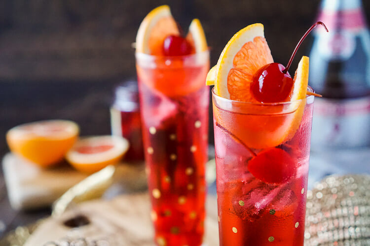 Champagne Shirley Temple Recipe