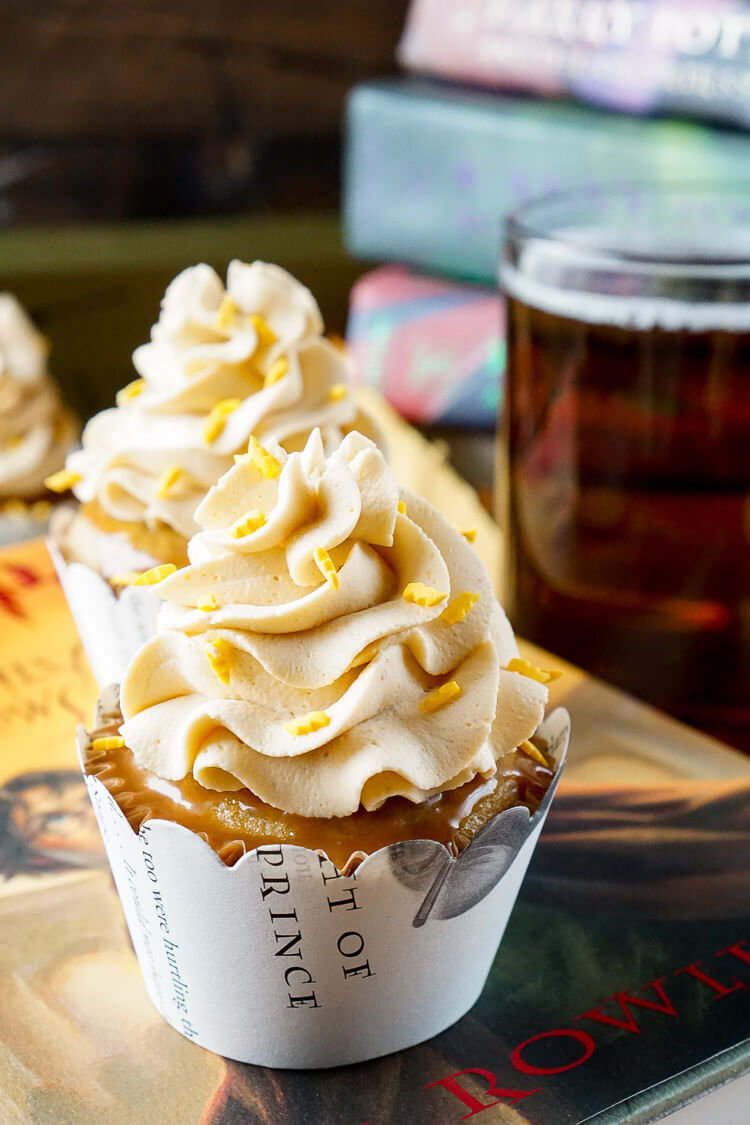 Harry Potter Butterbeer Cupcakes