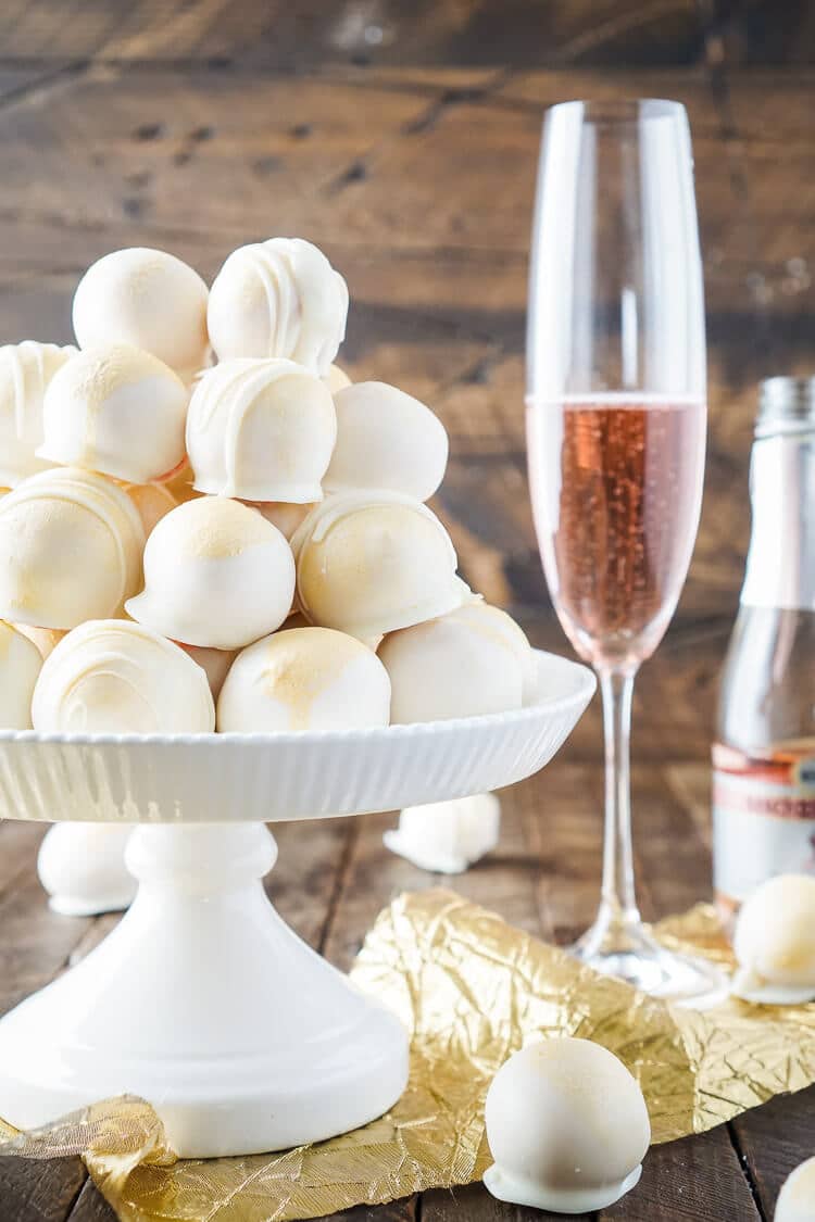 Strawberries & Champagne Cake Balls