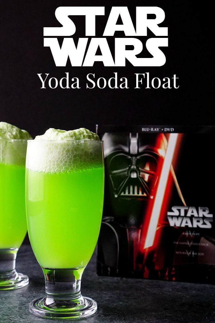 This Yoda Soda Float recipe is a simple and fun addition to any Star Wars themed party or movie night!