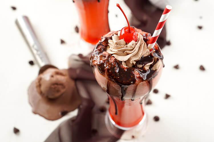 This Cherry & Chocolate Ice Cream Float recipe is inspired by Grease and such a fun flavored treat!