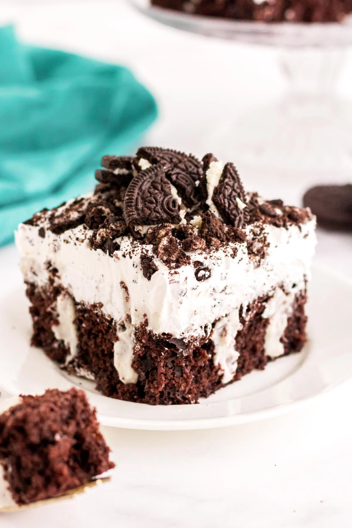 Oreo Poke Cake