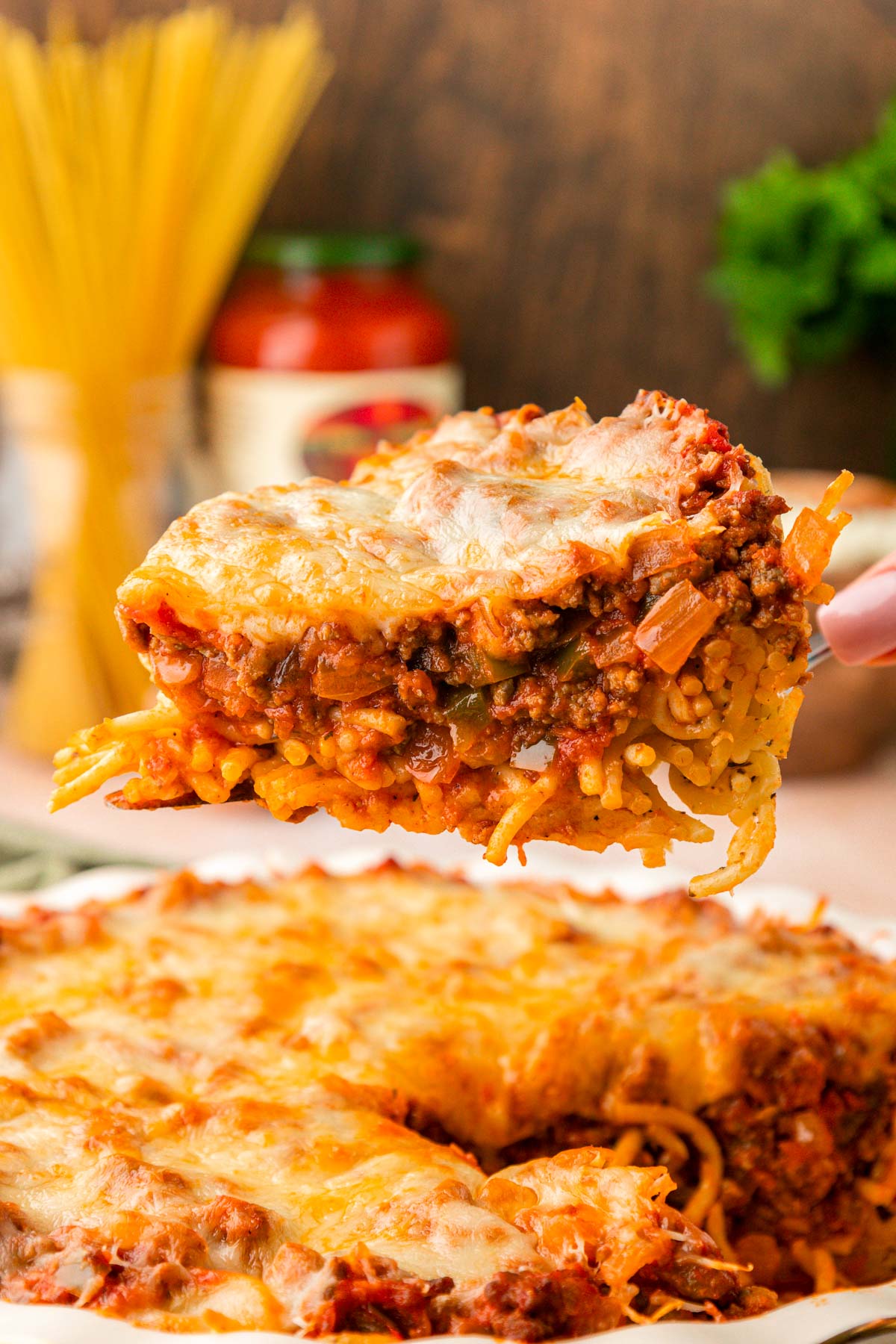 Spaghetti Pie Casserole