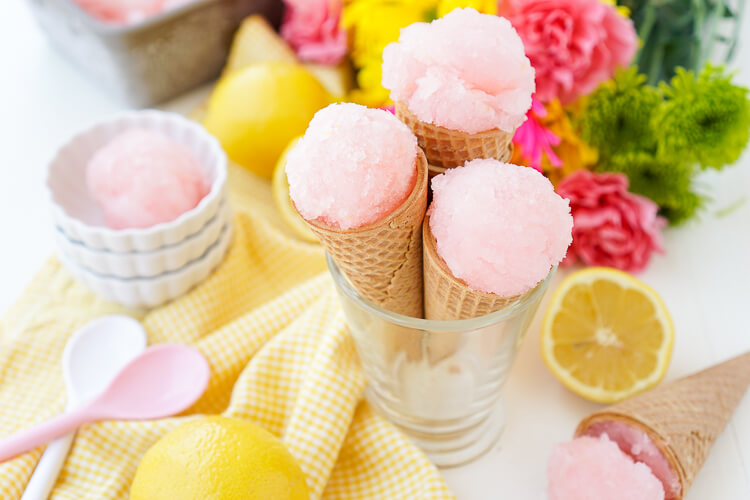 This Pink Lemonade Sorbet is a vibrant and fun no-churn summer treat. Just a little bit of hands-on work and let your freezer do the rest!