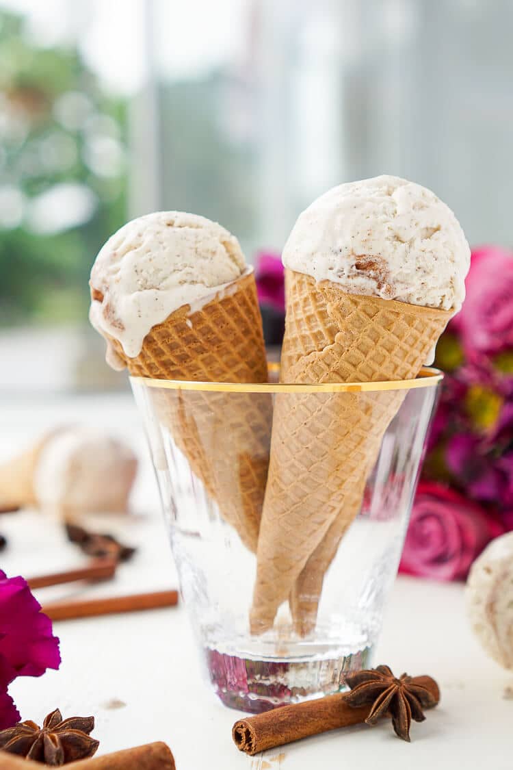 No Churn Chinese Five Spice Ice Cream
