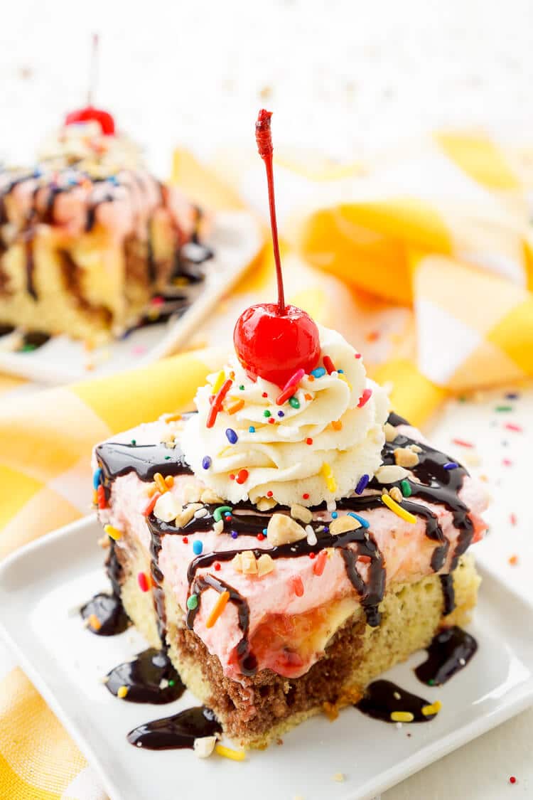 Banana Split Cake