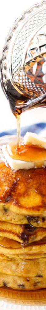 Pumpkin Chocolate Chip Pancakes