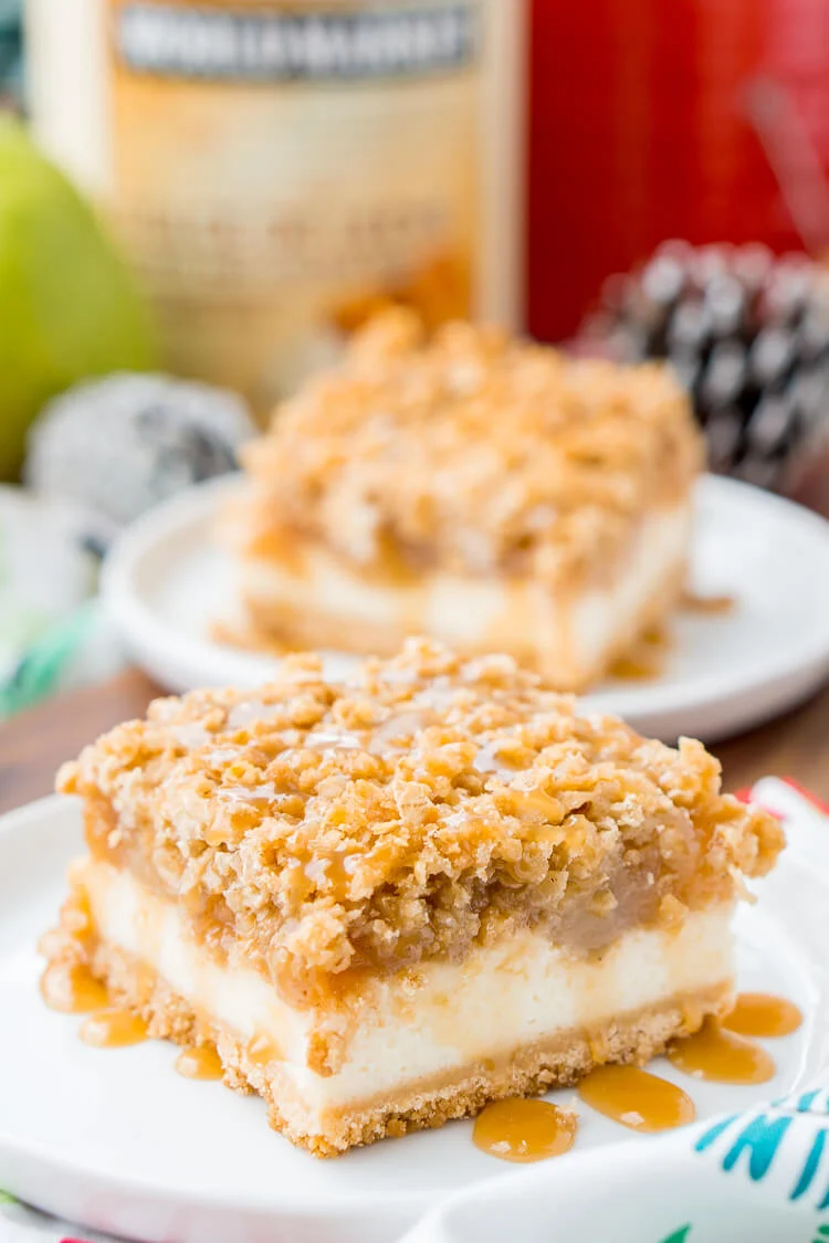 Pear Cheesecake Bars