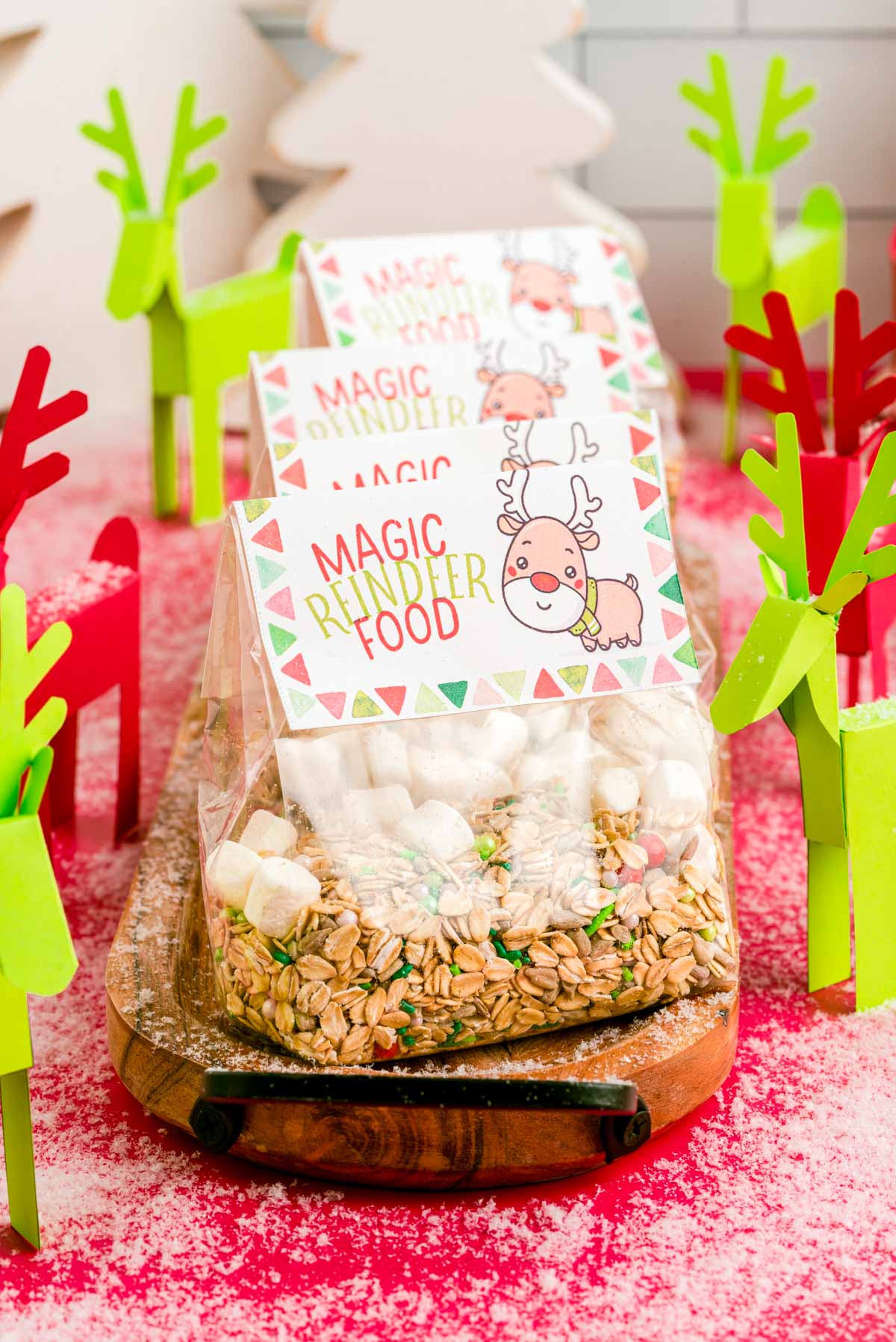 Magic Reindeer Food Recipe & Tags