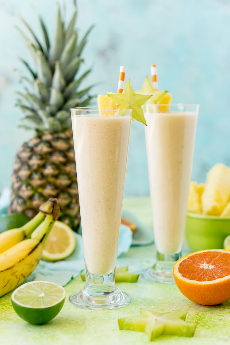 Tropical Smoothie - a healthy breakfast or snack recipe