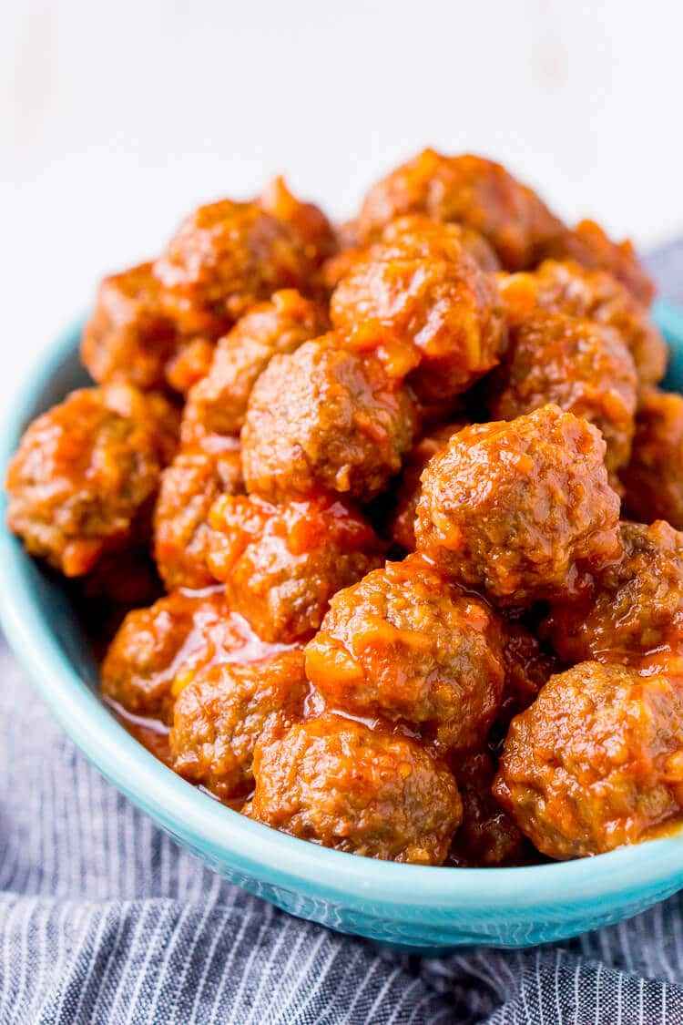 Pineapple Tequila Meatballs