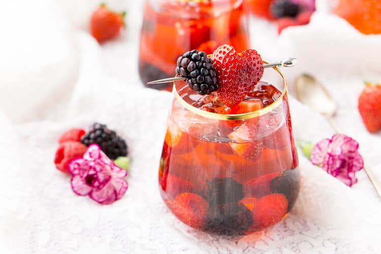 Rosé Berry Sangria