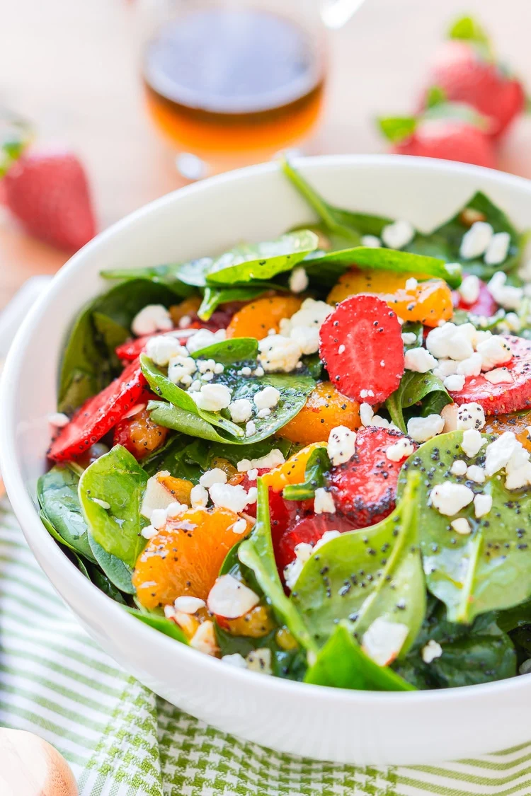 Strawberry Spinach Salad