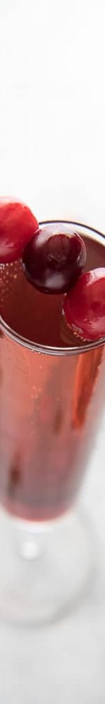 Cranberry Pomegranate Champagne Cocktail