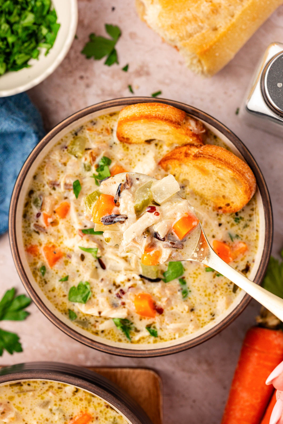 Creamy Chicken Wild Rice Soup Recipe