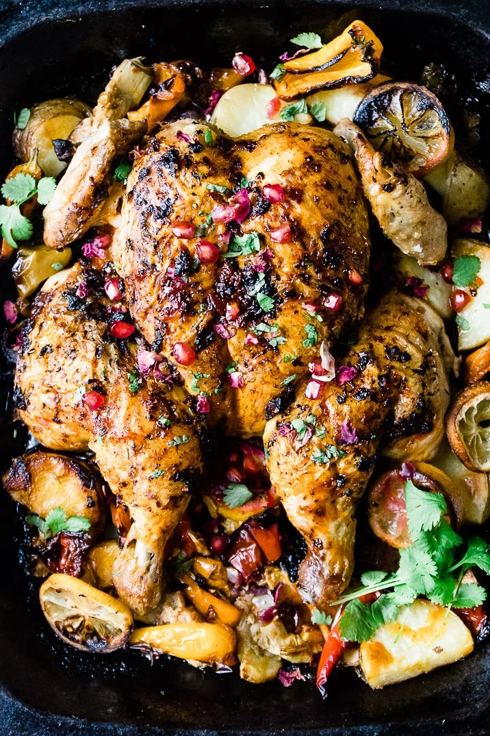 Harissa Chicken Tray Bake