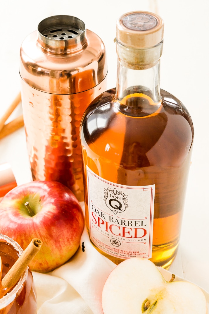 Apple Crumble Cocktail made with Don Q Spiced Rum