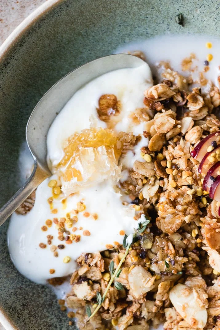 Warm Granola Breakfast Bowl