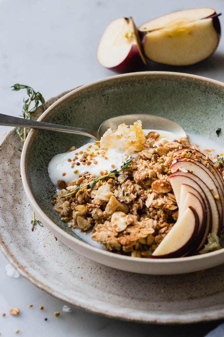 Warm Granola Breakfast Bowl