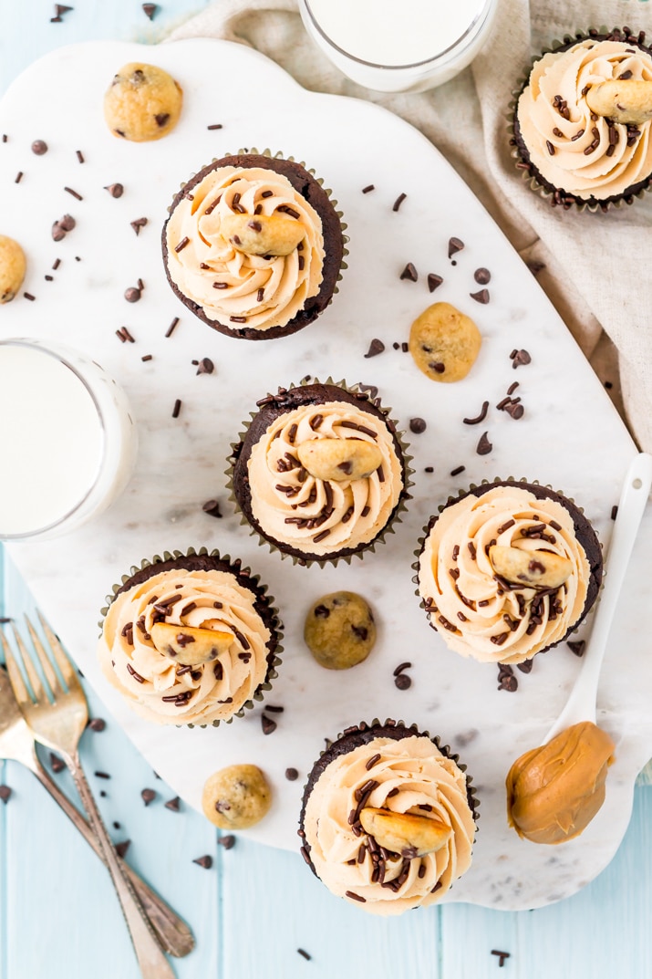 Cookie Dough Cupcakes