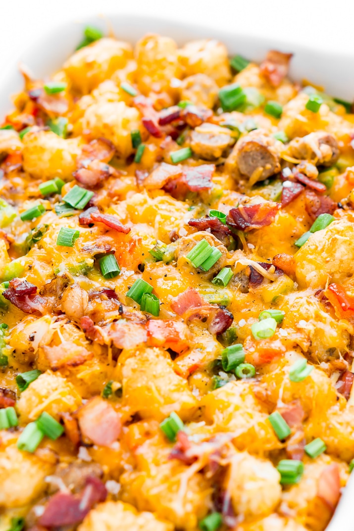 Tater Tot Breakfast Casserole