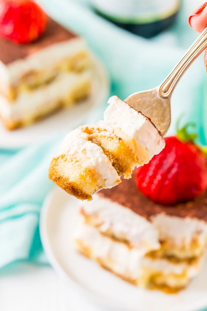 For with Bite of Tiramisu