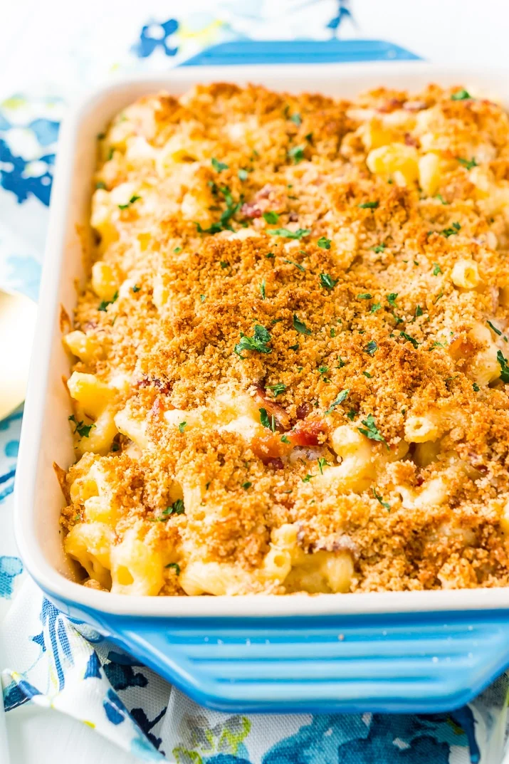 Three Cheese Bacon Mac and Cheese