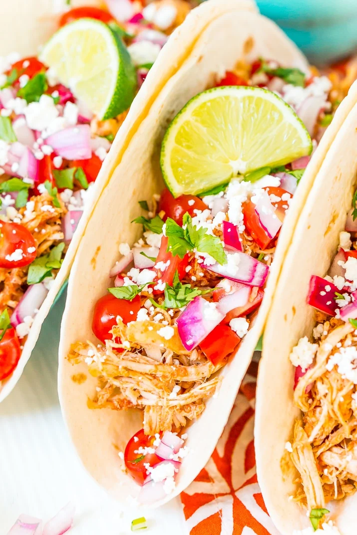 Shredded Chicken Tortillas