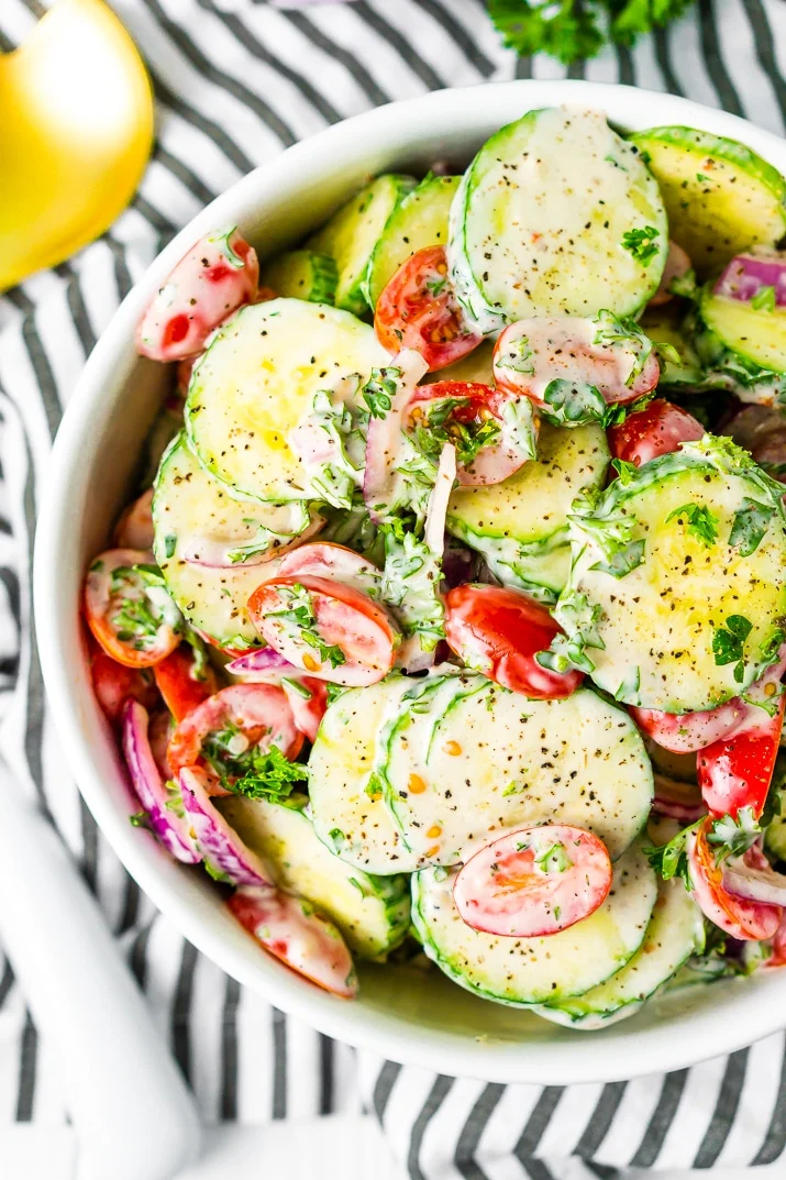 Cucumber Tomato Salad