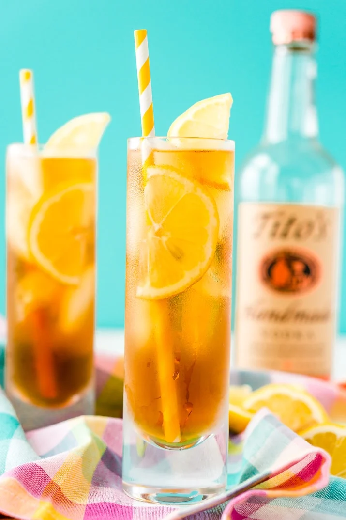 Sweet Tea is a Southern Staple in the heat of summer, make it the traditional way or spike it with vodka for a refreshing cocktail.