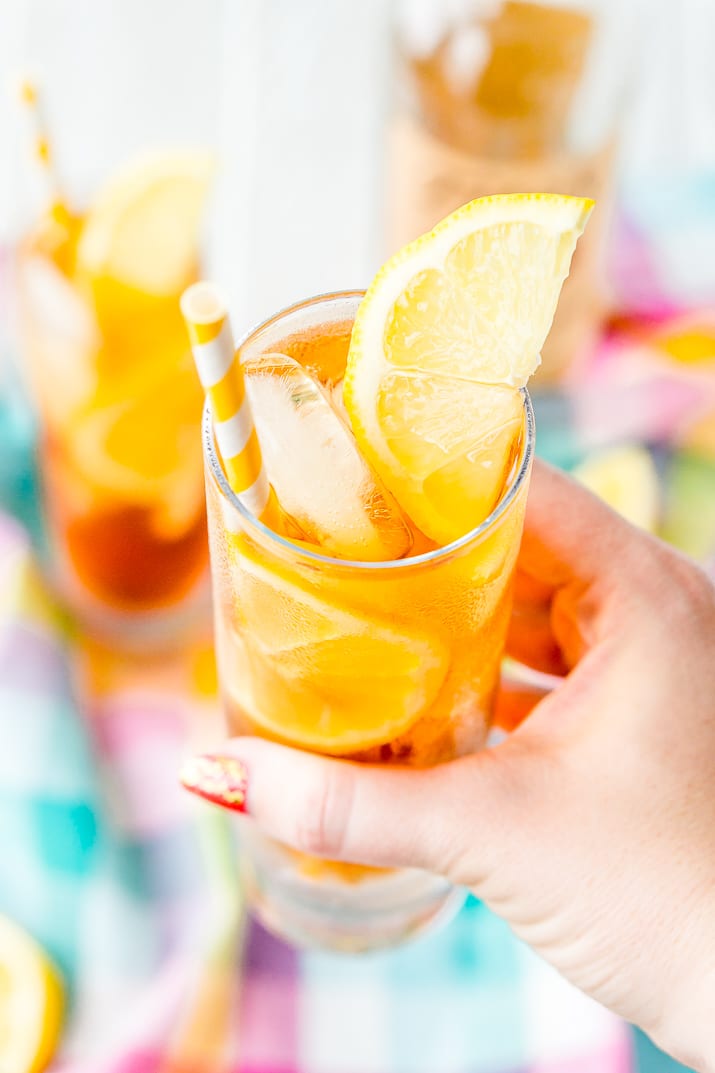 Sweet Tea is a Southern Staple in the heat of summer, make it the traditional way or spike it with vodka for a refreshing cocktail.