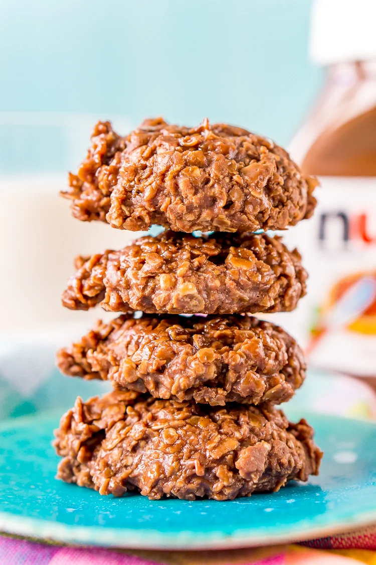 Nutella No Bake Cookies