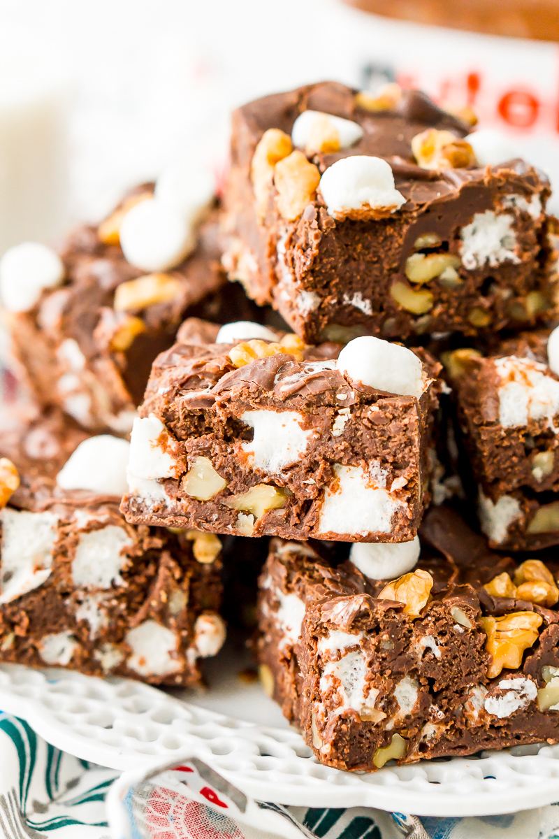 Nutella Rocky Road Fudge
