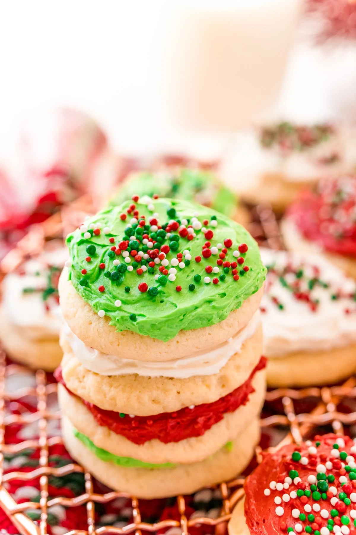Soft Christmas Sugar Cookies