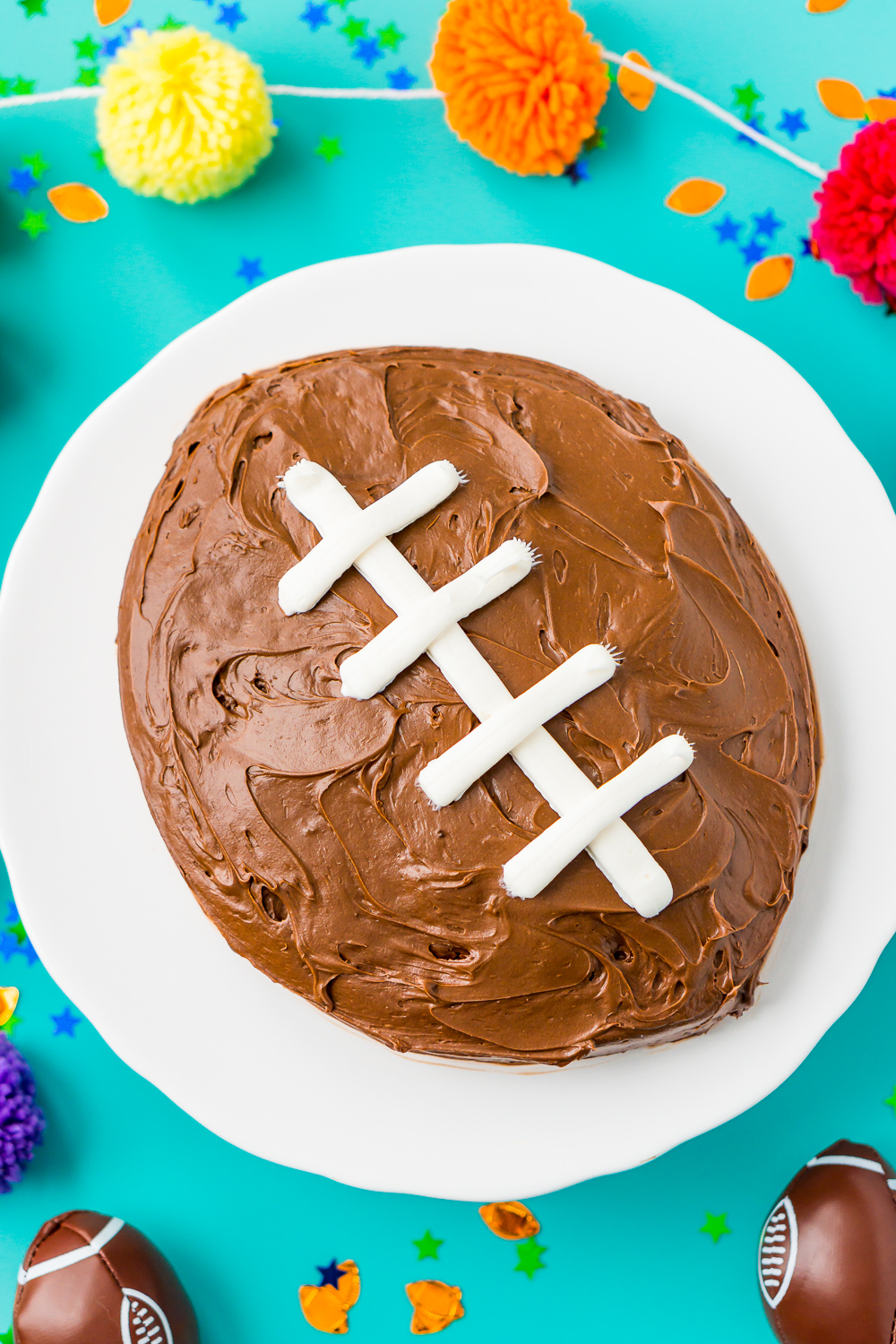 Easy Football Cake