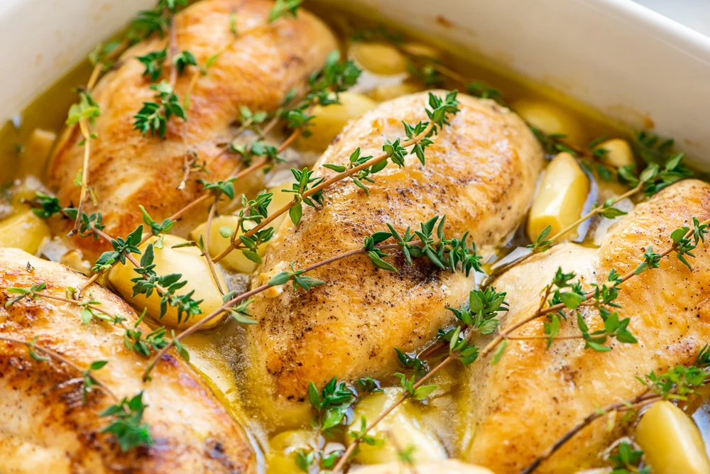 Roasted Garlic Chicken