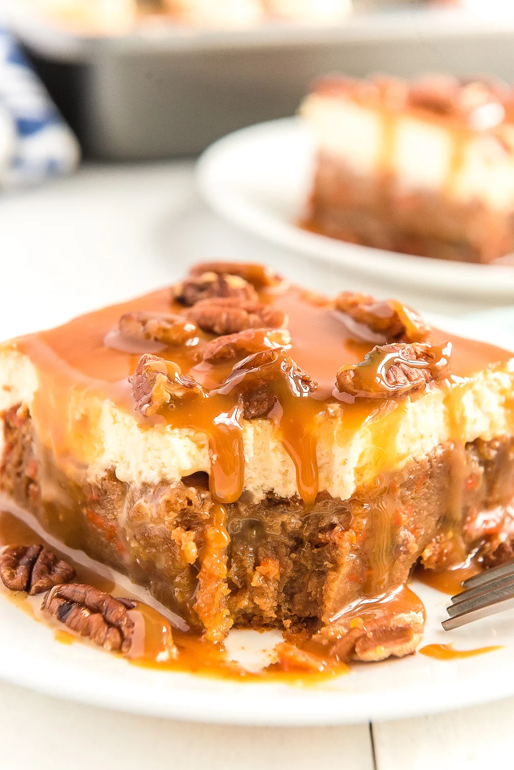 Caramel Carrot Cake Poke Cake